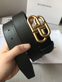 Balenciaga original calfskin 25mm belt B0001