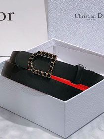 Dior original calfskin 25mm belt DR0015 