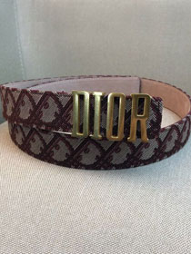 Dior original canvas 30mm belt DR0016