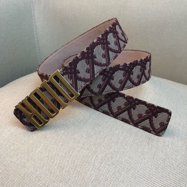 Dior original canvas 30mm belt DR0016