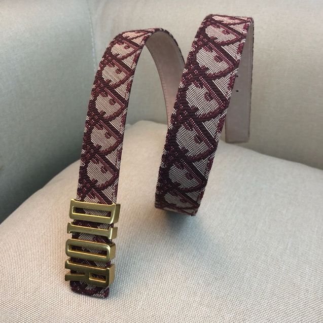 Dior original canvas 30mm belt DR0016