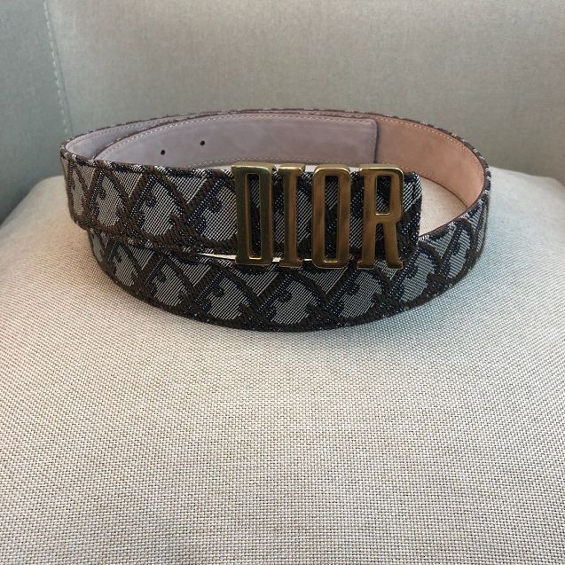 Dior original canvas 30mm belt DR0016