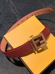 Fendi original calfskin belt 25mm FD0016 