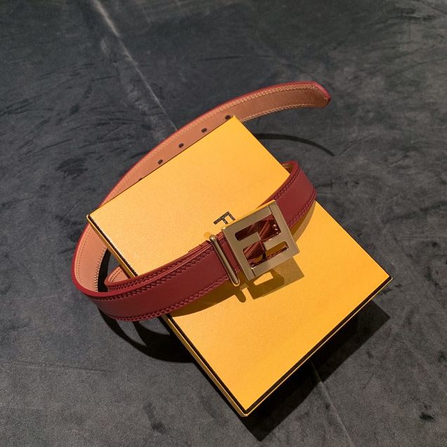 Fendi original calfskin belt 25mm FD0016 