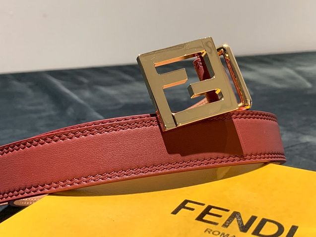 Fendi original calfskin belt 25mm FD0016 