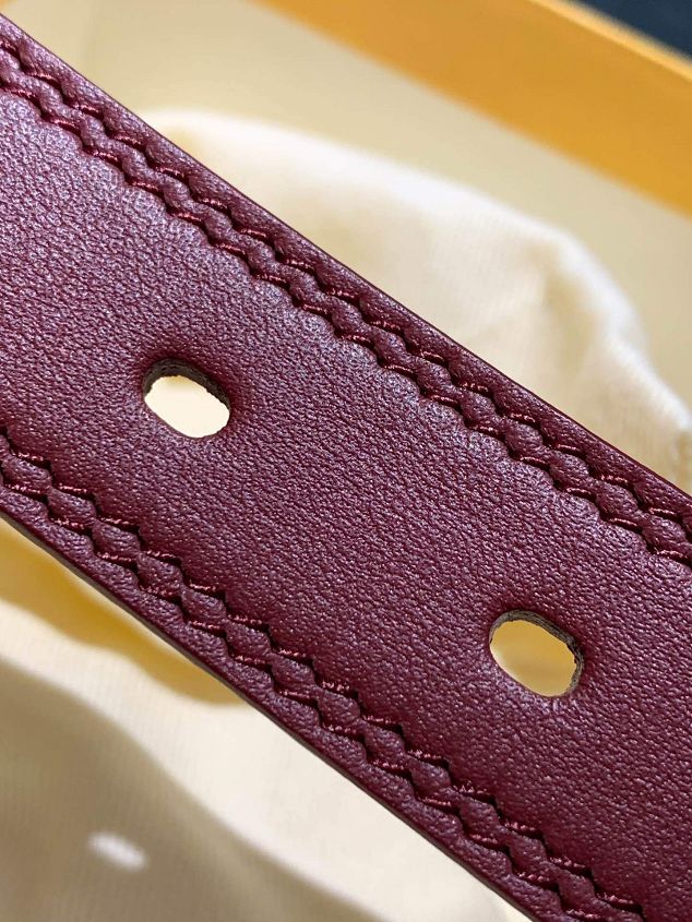 Fendi original calfskin belt 25mm FD0016 