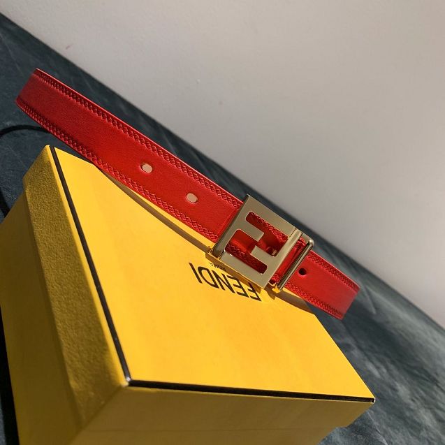 Fendi original calfskin belt 25mm FD0016 