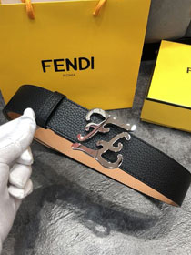 Fendi original calfskin belt 30mm FD0015 black
