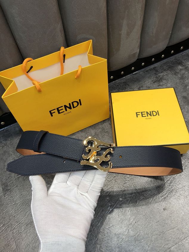 Fendi original calfskin belt 30mm FD0015 black