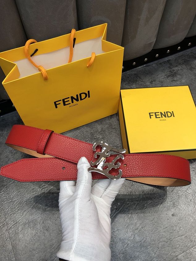 Fendi original calfskin belt 30mm FD0015 black