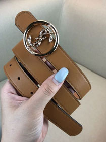 YSL original calfskin 25mm belt YS0001