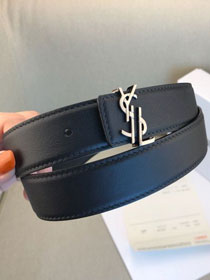 YSL original calfskin 30mm belt YS0002