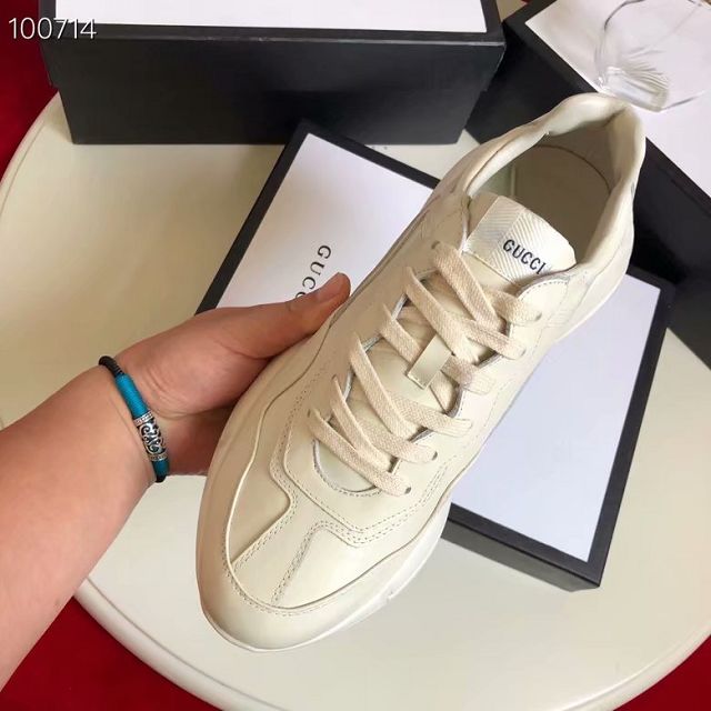 GG original calfskin sneaker GS0001 white