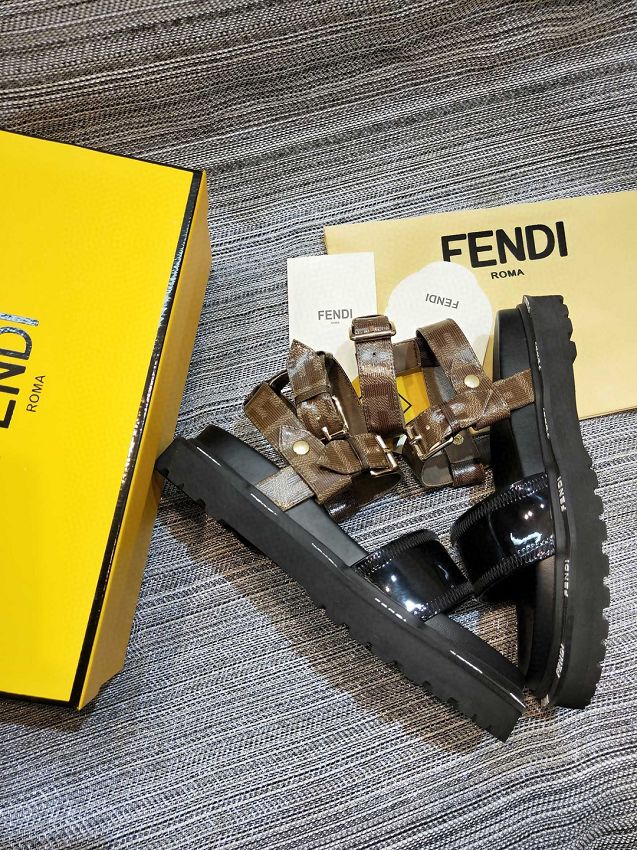Fendi original calfskin sandals 8X7050