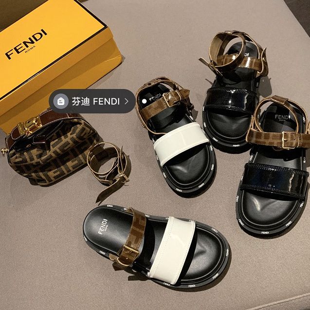 Fendi original calfskin sandals 8X7050