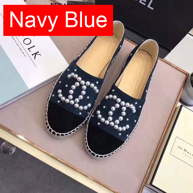 CC suede pearl espadrilles G34431