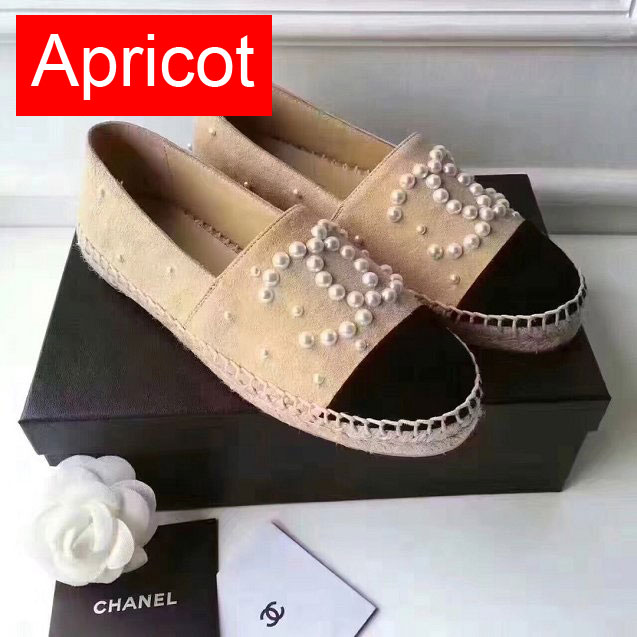 CC suede pearl espadrilles G34431