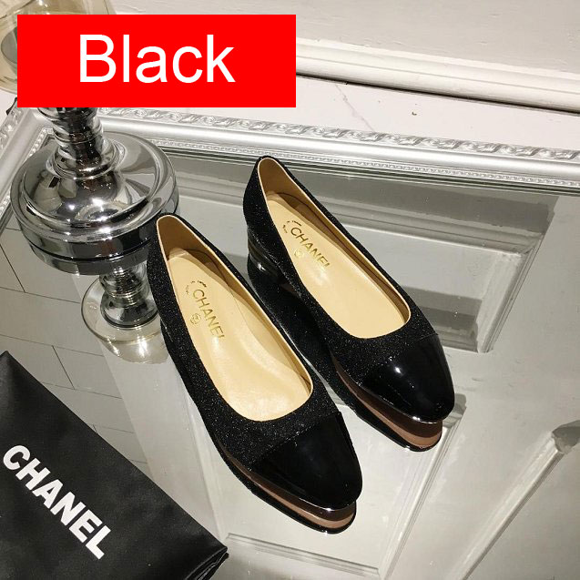 CC tweed ballerinas G35163 black