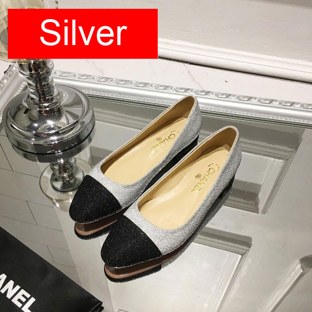 CC tweed ballerinas G35163 black