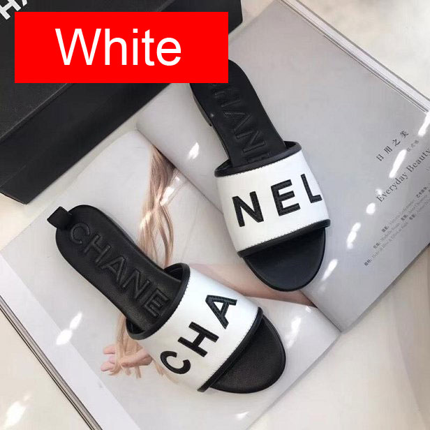 CC original calfskin mules G34878 white