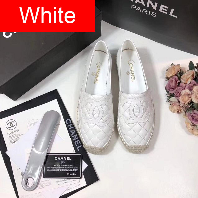 CC original lambskin espadrilles G29768 white