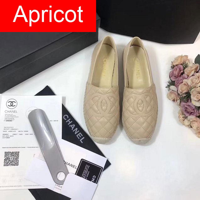 CC original lambskin espadrilles G29768 white