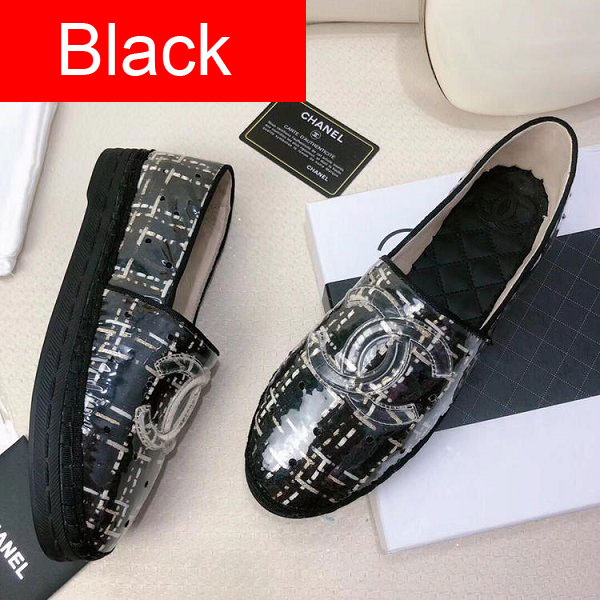 CC tweed PVC espadrilles G34819 blue
