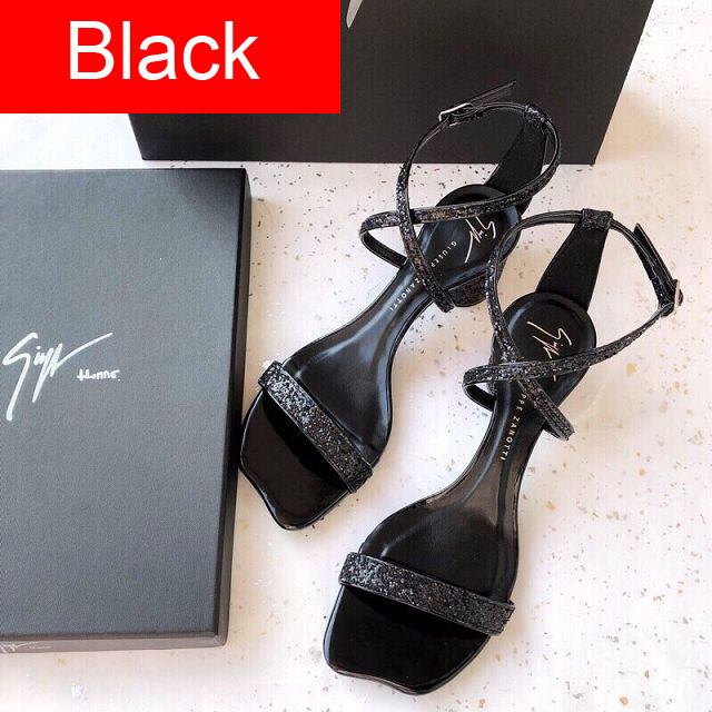 Giuseppe Zanotti original lambskin 55mm heel sandals GZ0018 