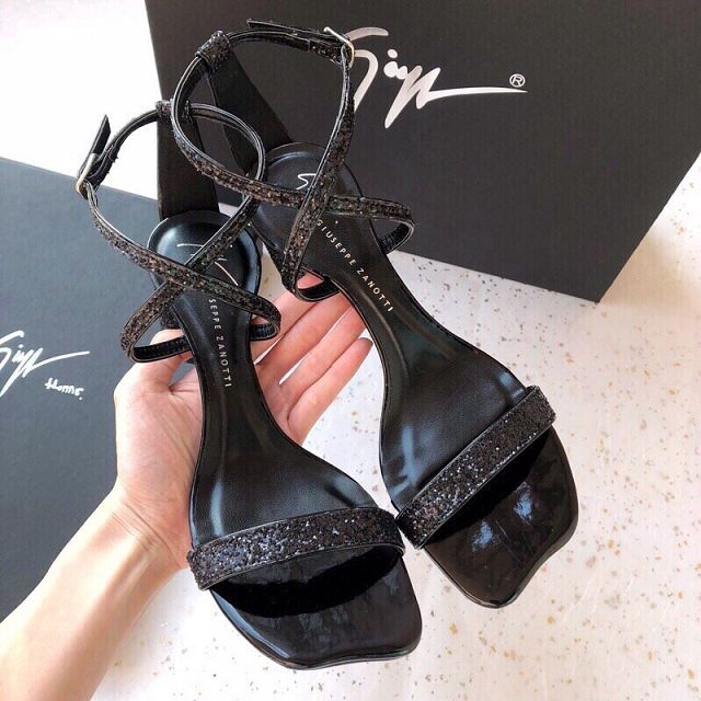 Giuseppe Zanotti original lambskin 55mm heel sandals GZ0018 
