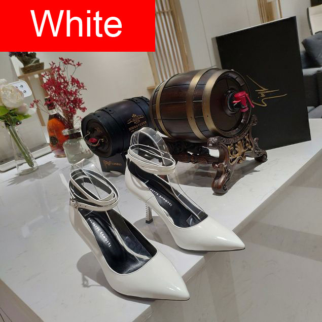 Giuseppe Zanotti original patent calfskin 85mm heel pumps GZ0011