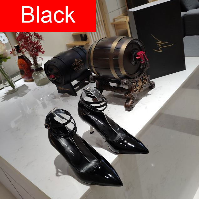 Giuseppe Zanotti original patent calfskin 85mm heel pumps GZ0011