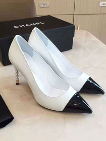 CC original lambskin 60mm heel pumps G35536 