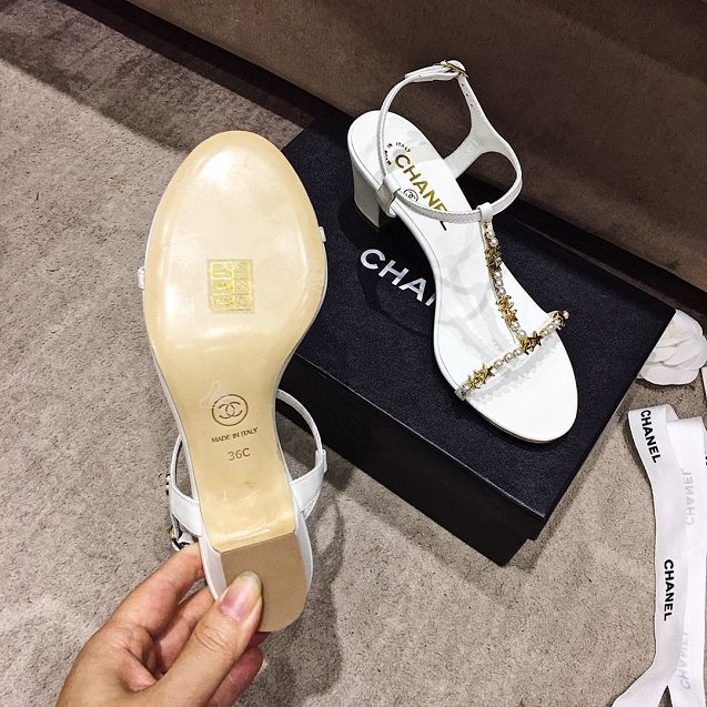 CC original lambskin 60mm sandals G36122 