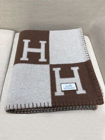 Hermes original cashmere avalon blanket HB064 khaki