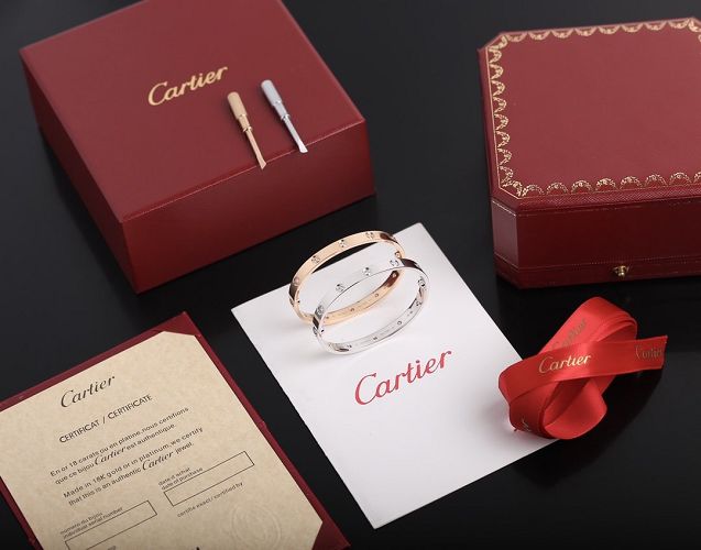 Cartier top quality love bracelet 10 diamonds B6040517