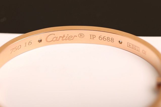 Cartier top quality love bracelet 4 diamonds B6036017