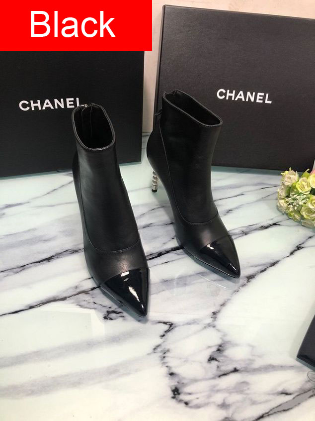 CC original calfskin 50mm ankle boots G36307 
