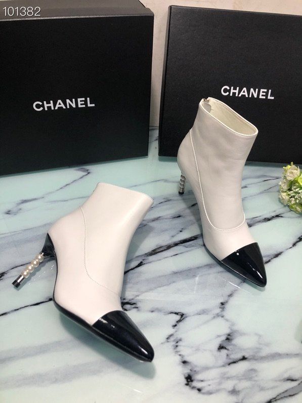 CC original calfskin 50mm ankle boots G36307 