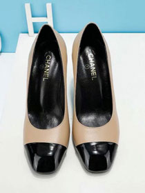 CC original calfskin 65mm heel pumps G35558