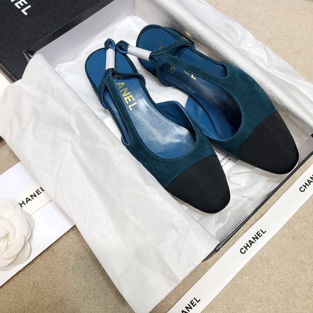 CC original suede&grosgrain slingbacks G31319