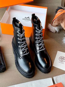 Hermes original calfskin 70mm boot HS0013 black