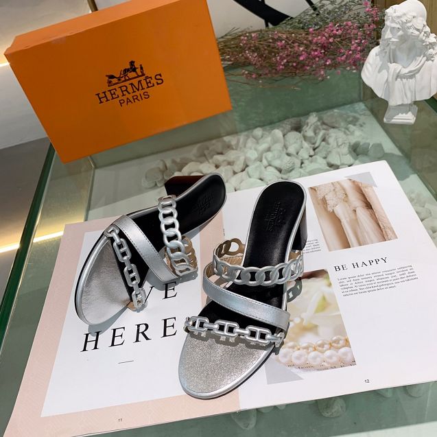 Hermes original calfskin 55mm sandal HS0053