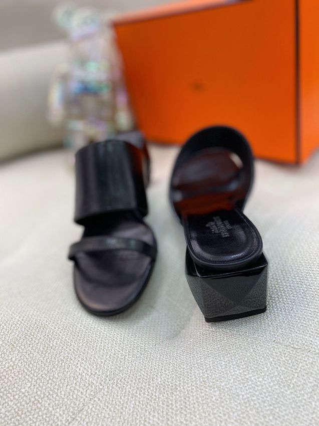 Hermes original calfskin 55mm sandal HS0110