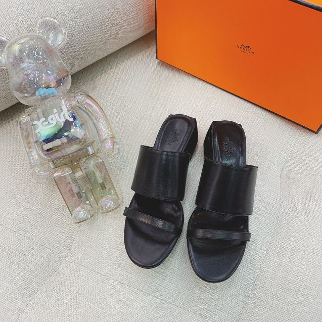 Hermes original calfskin 55mm sandal HS0110