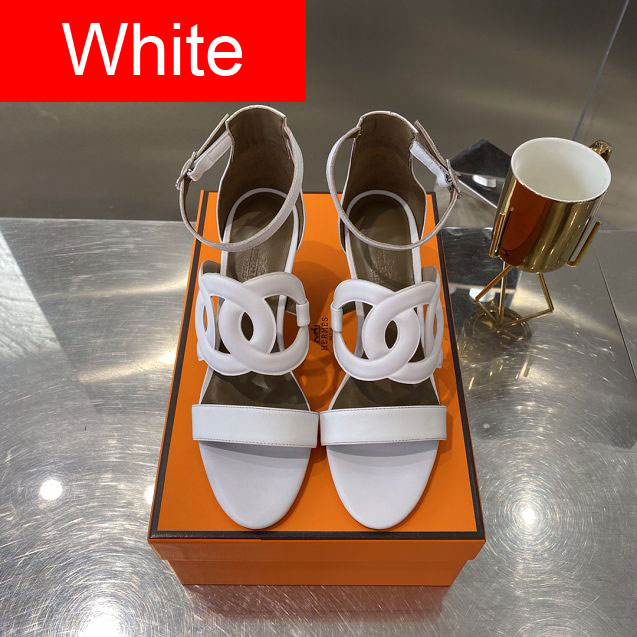 Hermes original calfskin 70mm sandal HS0112