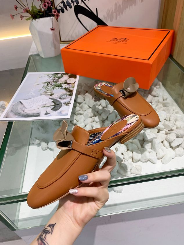 Hermes original calfskin mule HS0106