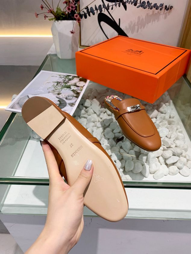 Hermes original calfskin mule HS0106