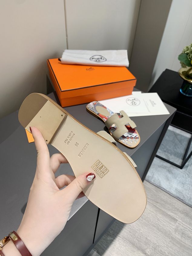 Hermes original calfskin sandal HS0064
