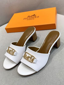 Hermes original calfskin 50mm sandal HS0103	