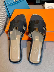 Hermes original epsom leather sandal HS0121